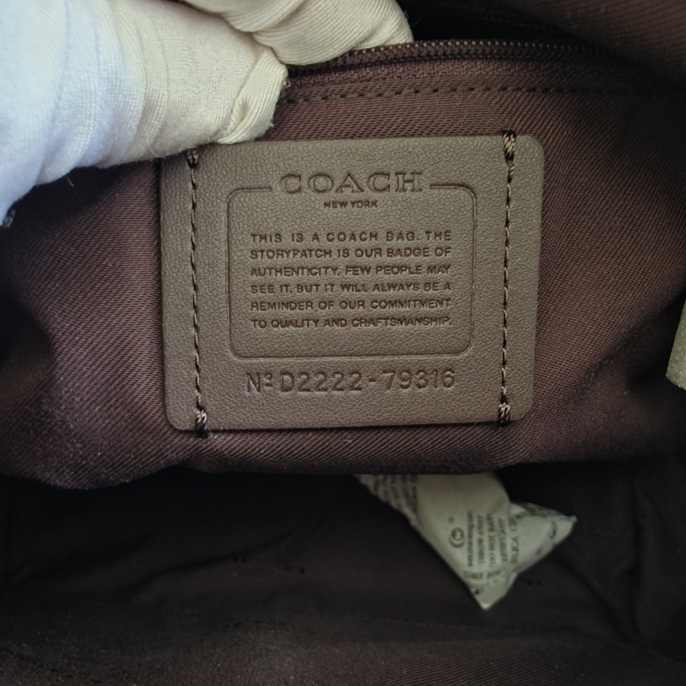 Coach Elise Pebble Leather Satchel - Picture 12 of 16